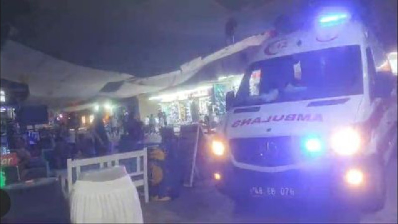 Turgutreis Turistik Çarşıda Motosiklet Terörü.