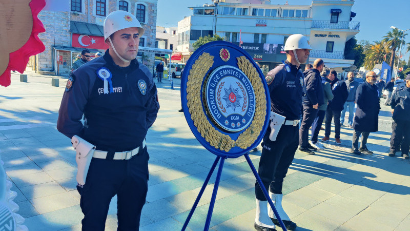 Türk Polis Teşkilatı'nın 180. Kuruluş Yıl Dönümü Bodrum'da Kutlandı.