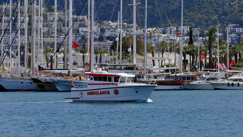 -Bodrum Deniz Kurtarma’dan Uluslararası Tıbbi Tahliye