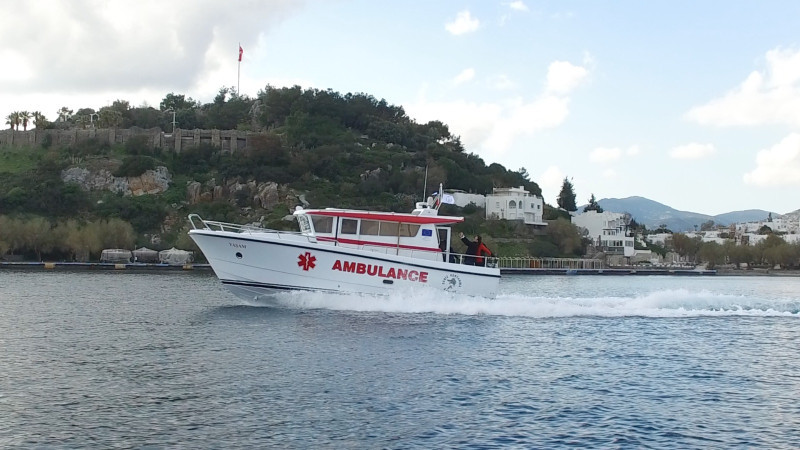 Leros’ta Yaralandı Bodrum’da Tedavi Edildi