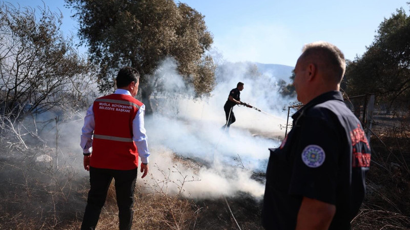 Muğla İtfaiyesinden Artan Sıcaklar Sonrası Yangın Uyarısı
