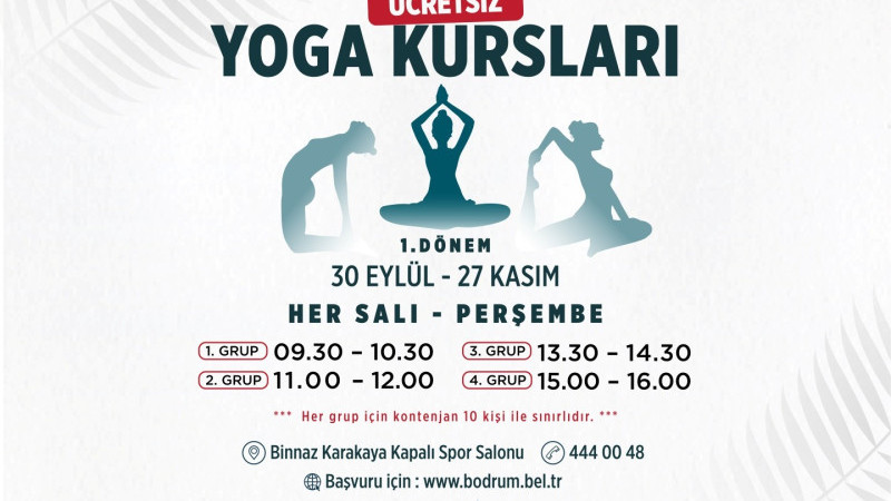 Kadınlara Özel Ücretsiz Yoga Kursları Başlıyor