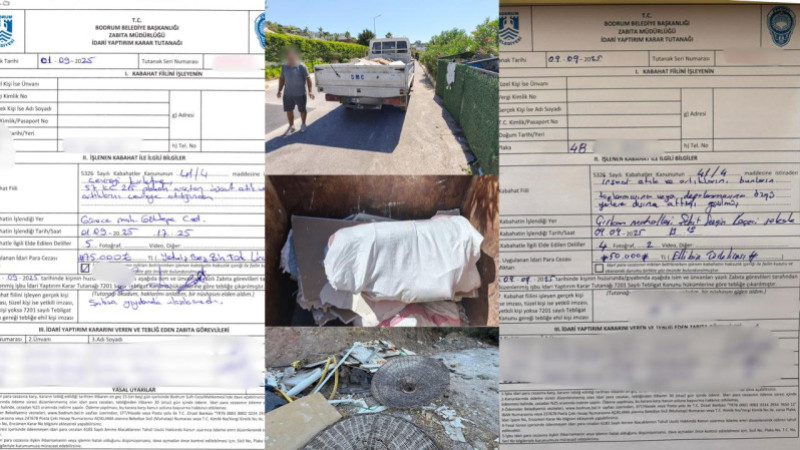 Bodrum Belediyesinden Çevreyi Kirletenlere Para Cezası