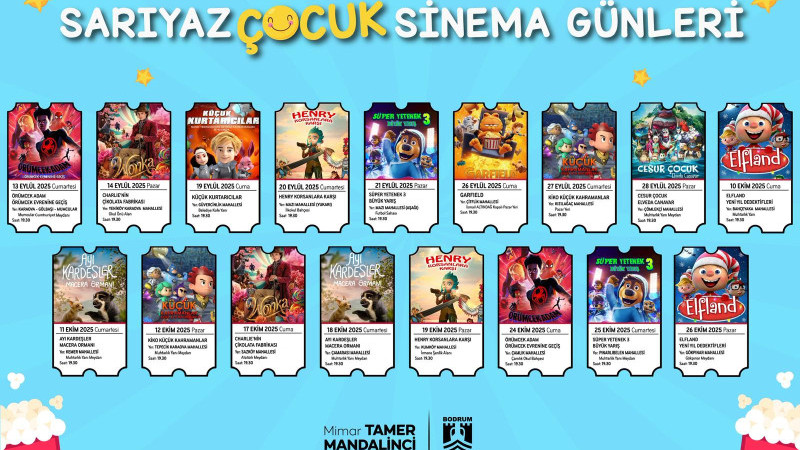 Sarıyaz Çocuk Sinema Günleri Başlıyor