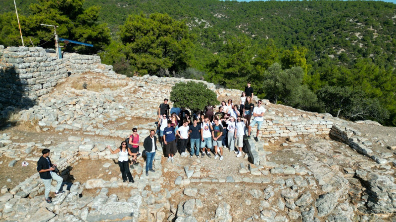 Erasmus Öğrencileri Pedasa Antik Kenti’ni Keşfetti