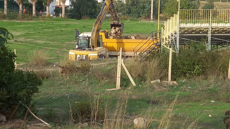 Gümüşlük Futbol Sahası Yıkımı Başladı: Arkeolojik Sit Alanı İhlali Gerekçe Gösterildi