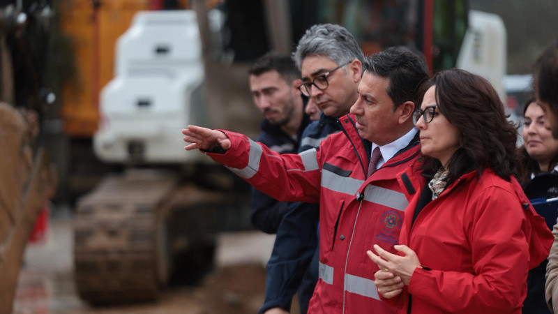 Başkan Aras, 502 Milyonluk Yol ve Altyapı Yatırımını Yerinde İnceledi