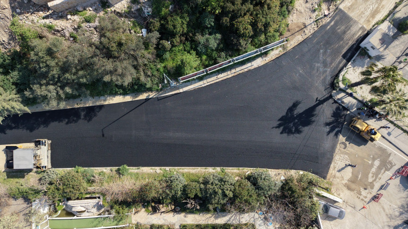 Bergamut Caddesi Yenilenen Yüzüyle Hizmete Açılıyor