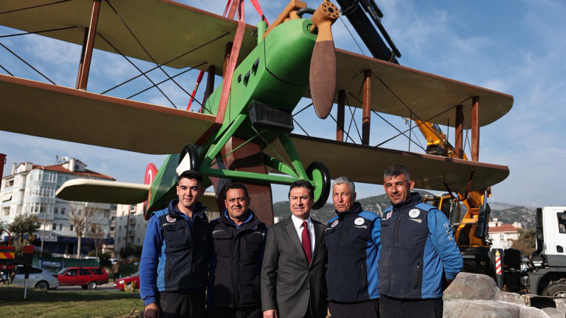 İsmet Tayyaresi Yeniden Muğla’nın Kalbine Yerleştirildi