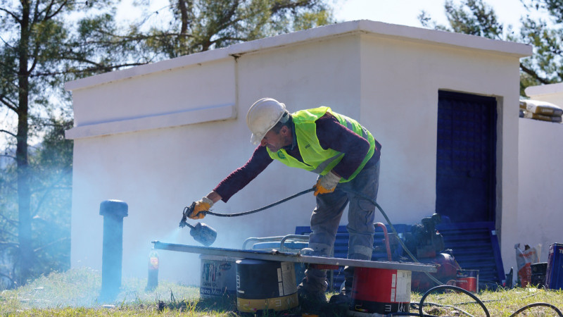 MUSKİ, İl Genelindeki İçme Suyu Depolarında Tadilat Çalışmalarına Devam Ediyor