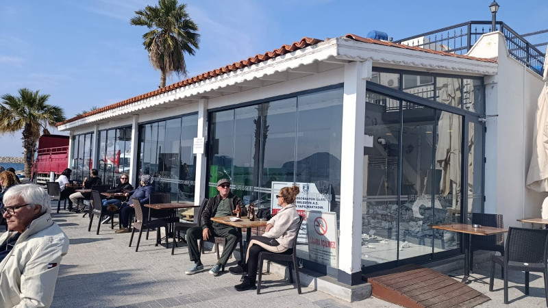 Amiral Kafe'nin Kapalı Alanı Büyüyor