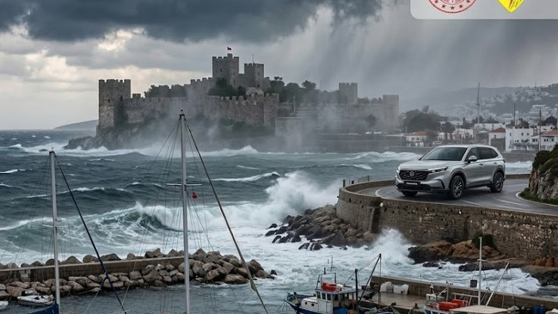 Meteoroloji'den Bodrum-Kaş Arası İçin 