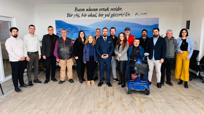 Bodrum Gazeteciler Cemiyeti'nde Eren Ayhan Güven Tazeledi