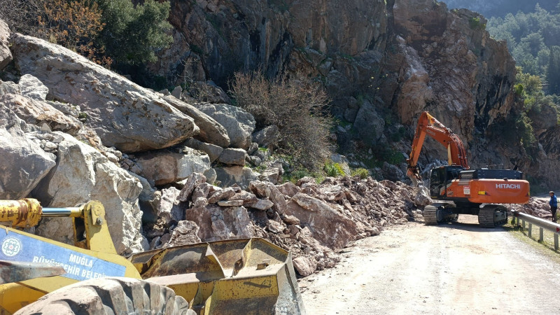 Faralya’da Heyelan Müdahalesi