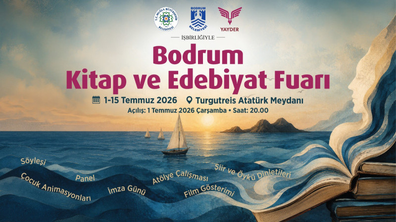 Turgutreis'te Edebiyat Rüzgarı: Kitap Fuarı Günleri Başlıyor!