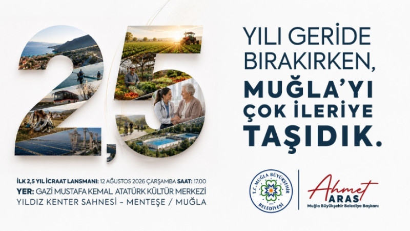 Büyükşehir 2,5 Yıllık Hizmetlerini Muğlalılarla Buluşturuyor