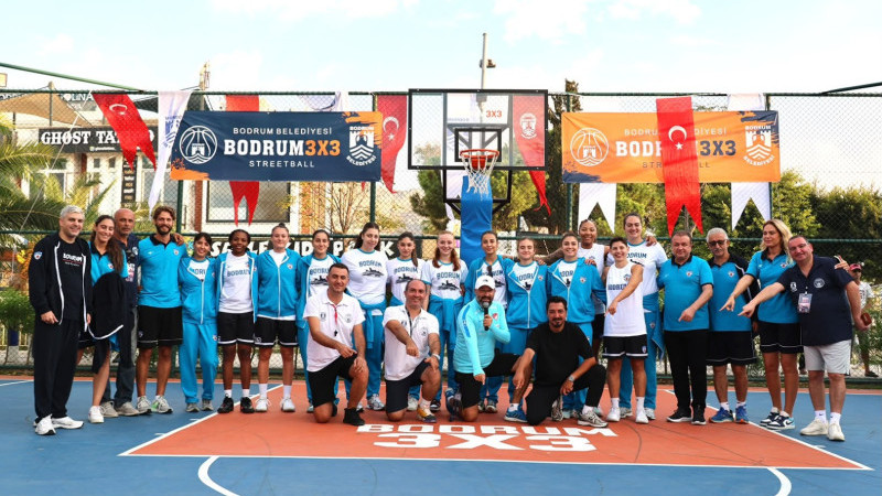 Bodrum 3x3 Streetball Turnuvası Heyecan Dolu Maçlarla Tamamlandı