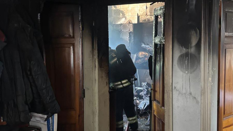 Bodrum'daki Ev Yangınında Bir Kedi Telef Oldu